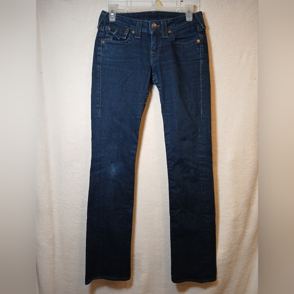 TRUE  RELIGION Vintage Slim Fit Skinny low rise Denim Jeans Made in USA